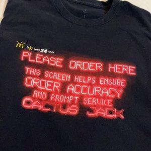 Cactus Jack x McDonald’s Order Here T-Shirt
